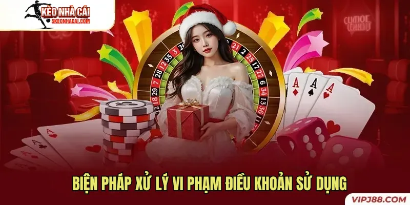 Biện pháp xử lý vi phạm điều khoản sử dụng